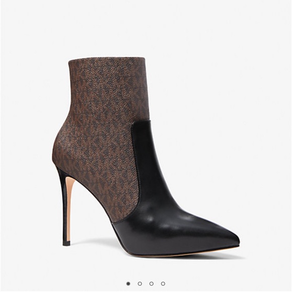 Michael Kors Rue Logo and Leather Boot ✨brand new✨ No box - Picture 1 of 11